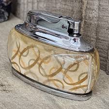 Vintage Mid-century Ronson Trophy Table Lighter MCM Estate ...