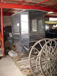 enclosed formal horse drawn carriage 1890's for restoration | #1912872324