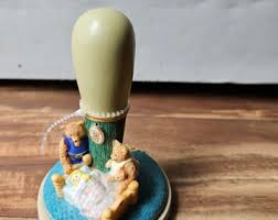 1997 Cookie Press - Goldilocks and the 3 Bears Brown Bag Cookie Art Stamp Press, Family Fun Baking. Bin #54C - Etsy