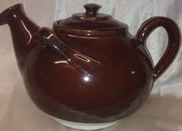 KNUD KYHN KK DANMARK ART POTTERY DARK BROWN & CREAM TEAPOT & LID 65 OZ DENMARK | eBay