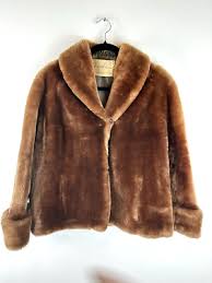 JOSEPH'S Women's M Vintage 60's Mouton Lambskin Short Red Brown Lined Fur Coat | eBay