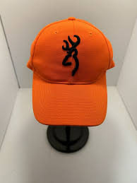 Browning Blaze Orange Hunting Deer Buck Logo Baseball Cap ...