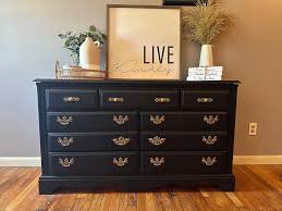 Broyhill Black Dresser (Delivery Available) for Sale in ...