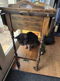 We inherited this beautiful antique bar-cart (over 100 years ...