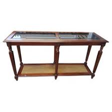 1970s Walnut Two Tier Glass Top Console Table with Faux Caning Shelf at 1stDibs | 1970s console table, walnut and glass console table, glass top sofa table