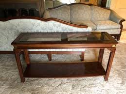 Vintage 2-Beveled Glass Panels Coffee Table for Sale in Dallas, TX - OfferUp