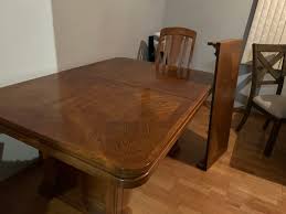 Wood Dining Room Table And 4 Chairs