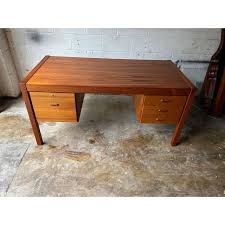 Late 20th Century Mid Century Modern Danish Teak Desk by ...