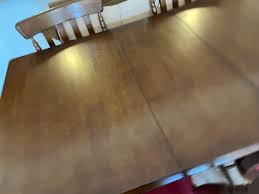 vintage Thomasville Oak dining table set w 4 chairs Pads leaf Extendable | eBay