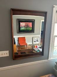 United Furniture Mid Century Modern Walnut Dresser Mirror ...