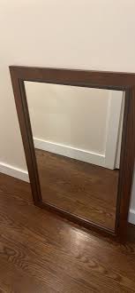 New Custom Large Wood and Iron Rectangle Mirror ("34x24") | eBay