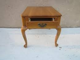 1970s Solid Wood Table French Style Side Table with One ...