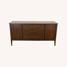 Mid-Century Walnut Credenza by Broyhill - AptDeco