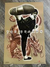 BRUCE LEE The Dragon Vintage Poster Martial Arts Kung Fu Jeet Kune Do Man Cave | eBay