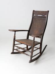 antique American rustic rocking chair – 86 Vintage