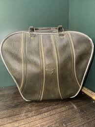 VINTAGE Stebco Bowling Ball Bag Brown Retro MCM Vinyl ...