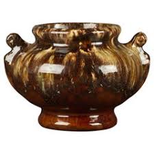 Large Brush McCoy USA Vase Number 177 Green Mottled Glaze at 1stDibs | brush mccoy vase, brush usa pottery, mccoy usa pottery