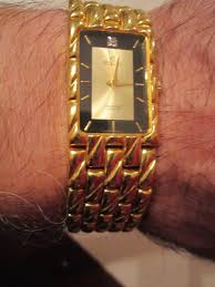 VINTAGE ELGIN DIAMOND TANK WATCH - HEAVY WATCH - GOLD PLATED ...