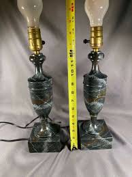 2 Hand Painted Greek Modern Vase Style Table Lamps 797 | eBay