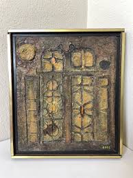 Mary Ross ARTISTS PAINTING Abstract Mid Century Massachusetts Vintage | eBay