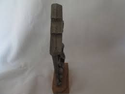 Nativity Scene Small Pewter Figurine Wood Mounted Christmas ...