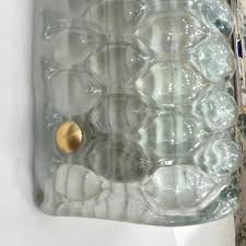 Modern Italian Fontana Arte Style Aqua Blue Murano Glass ...