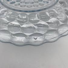 Blue Bubble Glass Plate – The Fanciful Fig