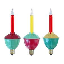 3 Pack Christmas Bubble Light Replacement Pack, Red and ...