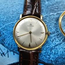 Vintage 18ct Solid Gold Bucherer Very Thin Hand-Winding ...