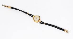 Sold at Auction: Vintage 18K Gold Marfis Ladies Wrist Watch