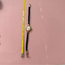 Timex | Accessories | Vintage Timex Gold And Black Womens Watch | Poshmark