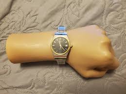 Vintage Bucherer #120.127.56 Swiss Made Stainless Steel ...