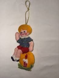 VTG Bucilla Nursery Rhymes Felt Jeweled Sequined Christmas ...