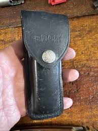 Vintage Buck 110 Folding Hunting Knife With Sheath. 1970's ...