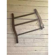 Antique Bow Saw primitive rustic decor Wood Wall Decor Hand Made Primitive Tools | eBay