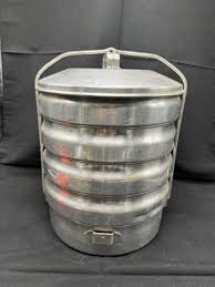 This is an Aluminum Picnic Stacker Made by BUCKEYE. It is ...