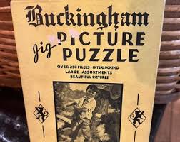 Vintage Puzzles Buckingham Picture Puzzle Jigsaw Puzzles ...