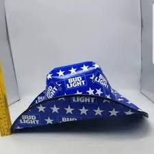 Accessories | Bud Light Cowboy Hat Beer Box Cardboard New ...