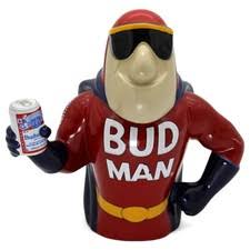 Bud Man Mug In Collectible Budweiser Beer Glasses for sale ...