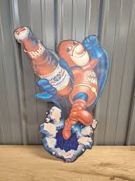 Vintage Budweiser 1989 Budman Metal sign | eBay