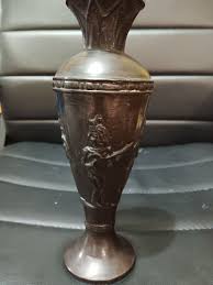 Single Stem Egyptian Brass Vase 8" | eBay