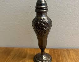Antique Viking Pepper Shaker, EP Plated, Silver Plated Salt ...