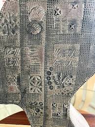 UNIQUE ART POTTERY EMBOSSED GLAZED FIGURAL HEAD SCULPTURE BY KATHLEEN M SAVAGE | eBay