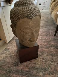 Antique Buddha Head - Etsy