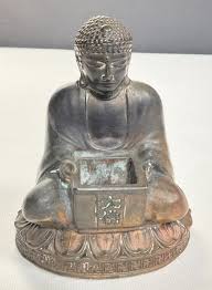 Copper Buddha Incense Burner Japan Vintage | eBay