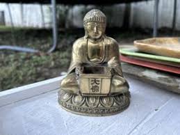 Gold Buddha Statue Handmade New | Mercari