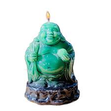 Vintage Buddha Wax Candle, Green Burning 5 Inch Buddha, Shrine Altar Decor Yogi Monk, Laughing Buddha Gift for Her, Meditation Charm, #1091 - Etsy