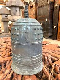 Japanese Antique Bonsho Temple Bell Buddhist - Zentner ...