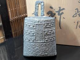 Japanese Antique Bronze Art Hand Bell – Late 1900s, From ...