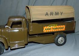 Sold at Auction: Large Buddy L GMC Army Transport Truck